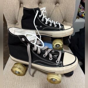 Even Star Black and white sneaker roller skates size 41 unisex